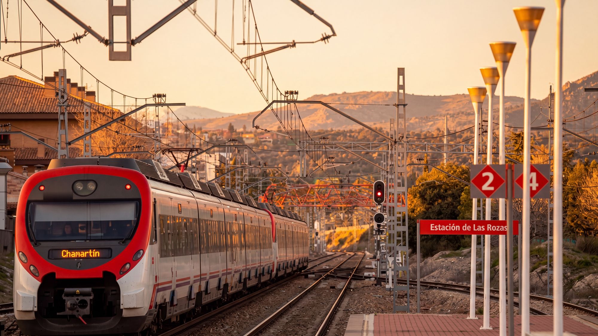 Cercanías de Las Rozas.